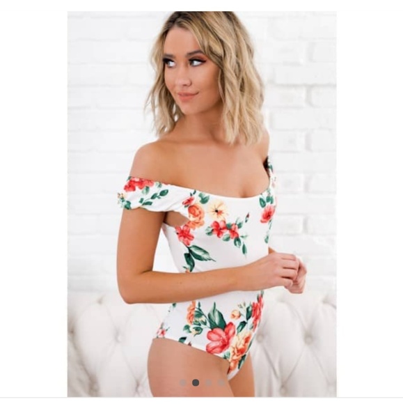 NanaMacs In My Bloom Floral Bodysuit - Picture 1 of 3